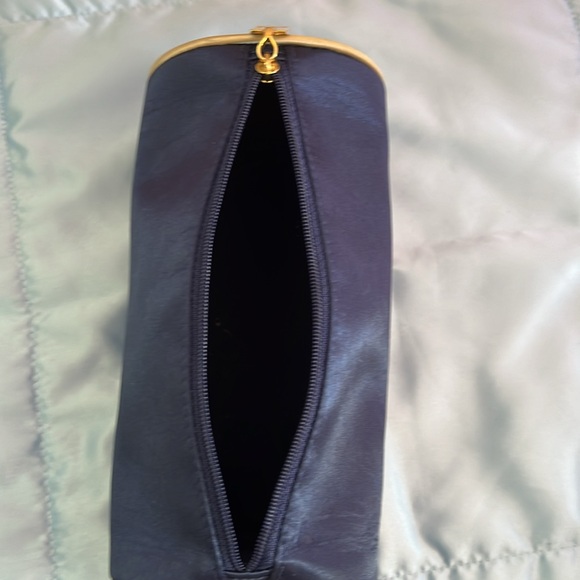 Dior Beauty Makeup Case Royal Blue cosmetic Circular Case - Picture 7 of 9